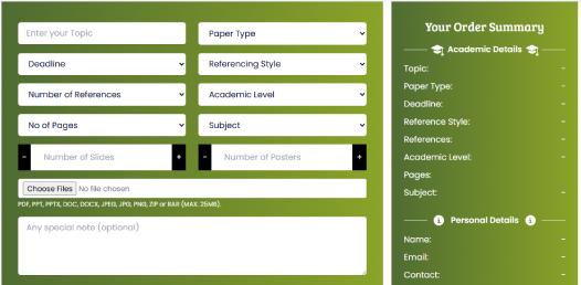 Submit Your Assignment Details